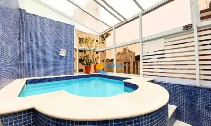 Apartamento Duplex com 4 dormitórios à venda, 178 m² por R$ 1.050.000,00 - Pitangueiras - Guarujá/SP