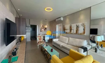 Apartamento com 3 dormitórios à venda, 132 m² por r$ 1.300.000 - enseada - guarujá/sp
