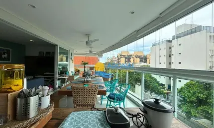 Apartamento com 3 dormitórios à venda, 155 m² por r$ 1.500.000,00 - enseada - guarujá/sp