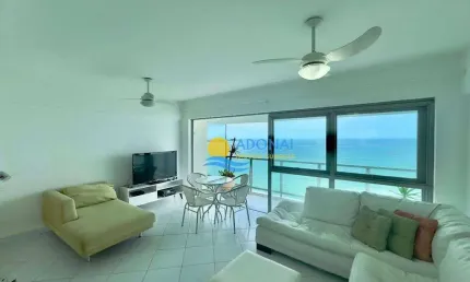 Apartamento à venda na praia das pitangueiras, vista para o mar, 3 quartos, 1 vaga.