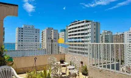 Cobertura com 3 dormitórios à venda, 173 m² por R$ 950.000,00 - Pitangueiras - Guarujá/SP