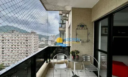 Apartamento com 2 dormitórios à venda, 85 m² por r$ 540.000,00 - pitangueiras - guarujá/sp