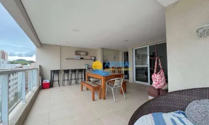 Apartamento com 3 dormitórios à venda, 103 m² por r$ 750.000,00 - enseada - guarujá/sp