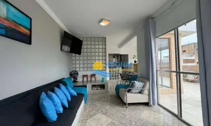 Cobertura com 3 dormitórios à venda, 165 m² por r$ 530.000,00 - enseada - guarujá/sp