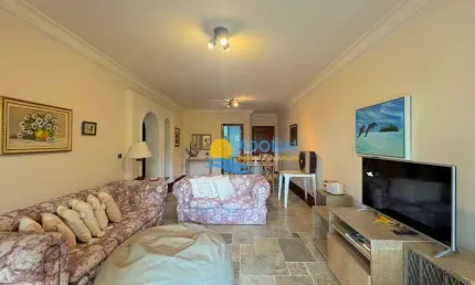 Apartamento com 3 dormitórios à venda, 155 m² por r$ 650.000,00 - enseada - guarujá/sp