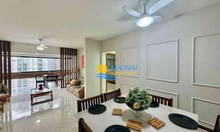 Apartamento com 3 dormitórios à venda, 107 m² por R$ 700.000,00 - Pitangueiras - Guarujá/SP