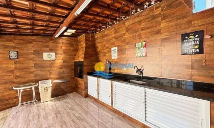 Apartamento com 3 dormitórios à venda, 80 m² por r$ 400.000,00 - jardim astúrias - guarujá/sp