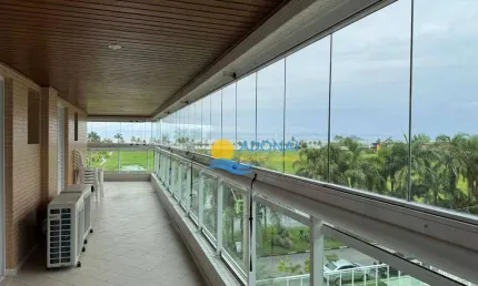 Apartamento com 4 dormitórios à venda, 210 m² por r$ 1.800.000,00 - enseada - guarujá/sp