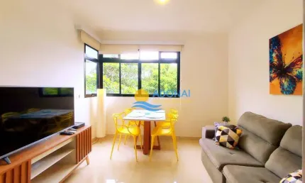 Apartamento com 1 dormitório à venda, 55 m² por R$ 345.000,00 - Tombo - Guarujá/SP