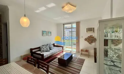 Apartamento com 1 dormitório à venda, 58 m² por R$ 400.000,00 - Pitangueiras - Guarujá/SP