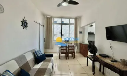 Apartamento com 2 dormitórios à venda, 50 m² por R$ 320.000,00 - Pitangueiras - Guarujá/SP