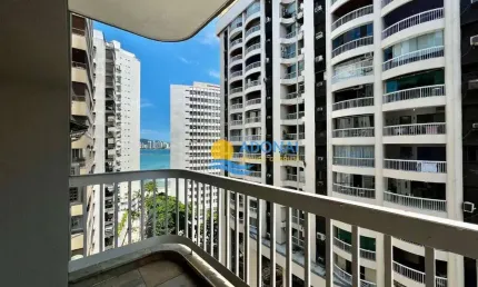 Apartamento com 3 dormitórios à venda, 102 m² por r$ 490.000,00 - pitangueiras - guarujá/sp