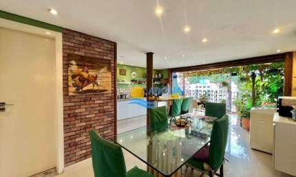 Cobertura com 3 dormitórios à venda, 300 m² por R$ 1.280.000,00 - Tombo - Guarujá/SP