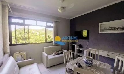 Apartamento com 1 dormitório à venda, 55 m² por r$ 360.000,00 - tombo - guarujá/sp