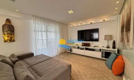 Apartamento com 5 dormitórios à venda, 250 m² por r$ 1.450.000,00 - pitangueiras - guarujá/sp