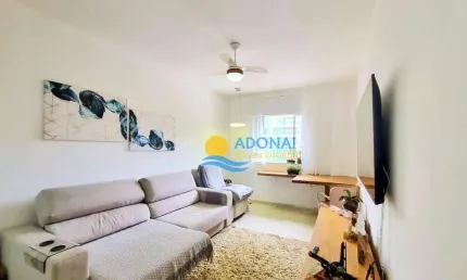 Apartamento com 1 dormitório à venda, 55 m² por R$ 330.000,00 - Pitangueiras - Guarujá/SP