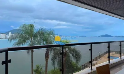 Apartamento com 4 dormitórios à venda, 256 m² por r$ 2.500.000,00 - jardim astúrias - guarujá/sp