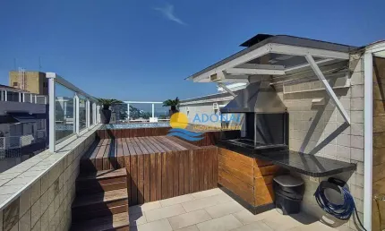 Cobertura com 3 dormitórios à venda, 196 m² por R$ 960.000,00 - Enseada - Guarujá/SP