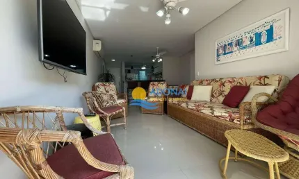 Apartamento com 3 dormitórios à venda, 100 m² por R$ 530.000,00 - Enseada - Guarujá/SP