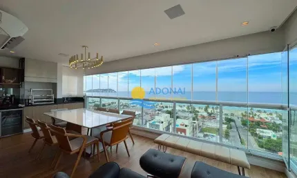 Apartamento com 3 dormitórios à venda, 145 m² por r$ 2.500.000 - enseada - guarujá/sp