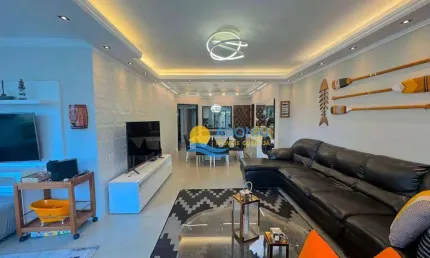 Apartamento com 4 dormitórios à venda, 150 m² por r$ 950.000,00 - enseada - guarujá/sp