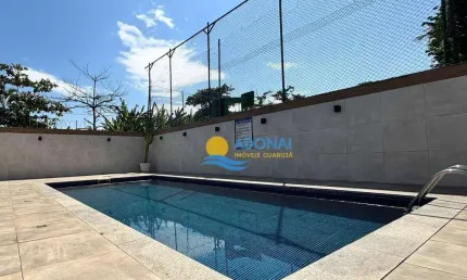 Apartamento com 2 dormitórios à venda, 75 m² por r$ 380.000,00 - jardim astúrias - guarujá/sp