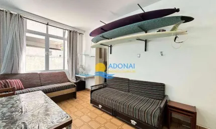 Apartamento com 1 dormitório à venda, 60 m² por r$ 330.000,00 - pitangueiras - guarujá/sp