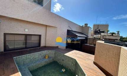 Cobertura com 4 dormitórios à venda, 198 m² por R$ 1.300.000,00 - Pitangueiras - Guarujá/SP