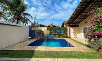 Enseada Casa com 5 Quartos sendo 3 Suites com piscina e churrasqueira.