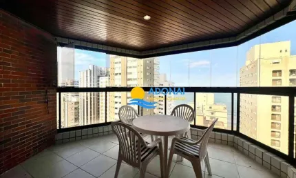 Apartamento com 4 dormitórios à venda, 190 m² por r$ 1.200.000,00 - jardim astúrias - guarujá/sp