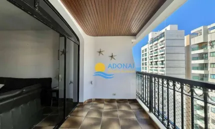 Apartamento com 3 dormitórios à venda, 160 m² por r$ 1.000.000,00 - pitangueiras - guarujá/sp