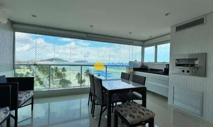 Apartamento com 3 dormitórios à venda, 140 m² por r$ 1.800.000,00 - enseada - guarujá/sp