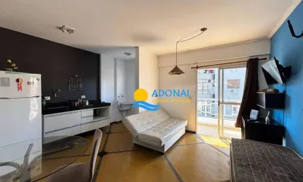Apartamento com 1 dormitório à venda, 55 m² por R$ 430.000,00 - Jardim Guaiuba - Guarujá/SP