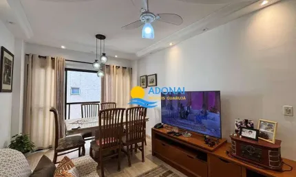 Apartamento com 2 dormitórios à venda, 65 m² por r$ 380.000,00 - jardim astúrias - guarujá/sp