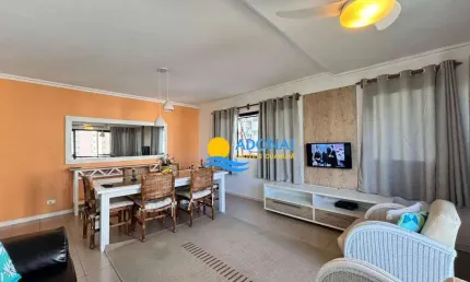 Apartamento com 3 dormitórios à venda, 110 m² por r$ 780.000,00 - pitangueiras - guarujá/sp
