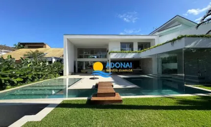 Casa com 7 dormitórios à venda, 850 m² por r$ 16.000.000,00 - jardim acapulco - guarujá/sp