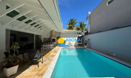 Casa com 5 dormitórios à venda, 300 m² por r$ 10.600.000,00 - jardim acapulco - guarujá/sp