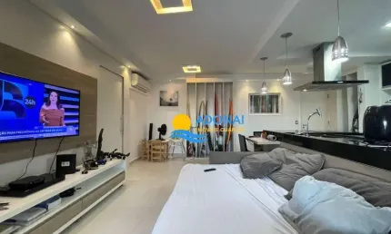 Apartamento com 3 dormitórios à venda, 110 m² por r$ 790.000,00 - pitangueiras - guarujá/sp