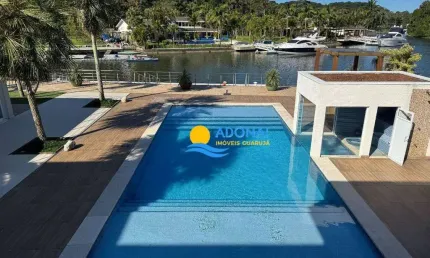 Casa com 5 dormitórios à venda, 1100 m² por r$ 28.500.000,00 - tijucopava - guarujá/sp