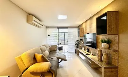 Apartamento com 3 dormitórios à venda, 113 m² por r$ 800.000,00 - pitangueiras - guarujá/sp