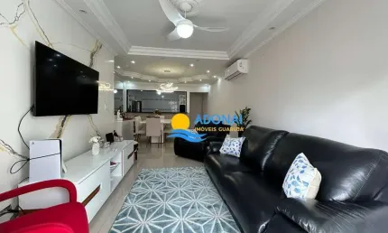 Apartamento com 3 dormitórios à venda, 135 m² por r$ 850.000,00 - pitangueiras - guarujá/sp