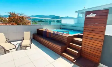 Cobertura com 3 quartos à venda na rua professor taciel cylleno, 135, recreio dos bandeirantes, rio de janeiro, 300 m2 por r$ 1.900.000