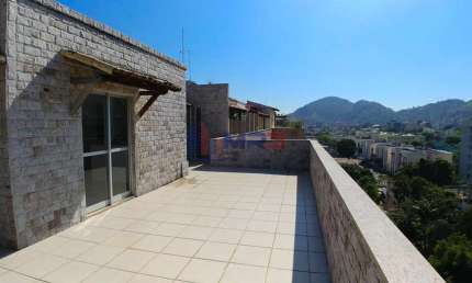Cobertura com 3 quartos para alugar na Rua Florianópolis, 1360, Praça Seca, Rio de Janeiro, 145 m2 por R$ 1.750