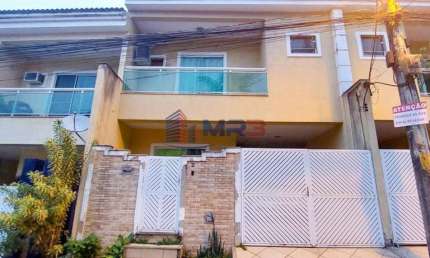 Casa em condomínio fechado com 3 quartos à venda na Estrada da Ligação, 456, Taquara, Rio de Janeiro, 210 m2 por R$ 370.000