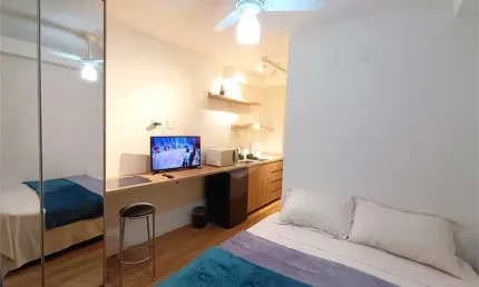 VENDA STUDIO COM LAZER SEM VAGA CHAVES NA MÃO PRÓXIMO METRÔ PARAÍSO E METRÔ ANA ROSA