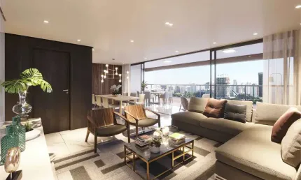 Aflalo gasperini arquitetura: 'um projeto exclusivo em cada detalhe.' 3 suítes com 3 vagas