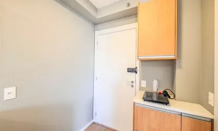 Lindo studio mobiliado de 21m² localizado em santo amaro