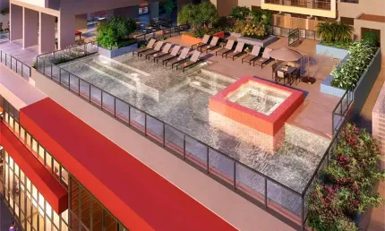 Studio de 24m² muito bem localizado ainda em obras com previsão de entrega em set/2025.