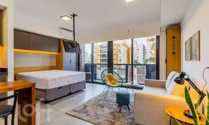 Apartamento com 1 quarto à venda na rua anita garibaldi, 1855, boa vista, porto alegre, 36 m2 por r$ 750.000