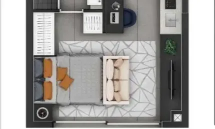 Apartamento com 1 quarto à venda na Rua Almirante Tamandaré, 150, Floresta, Porto Alegre, 21 m2 por R$ 389.000